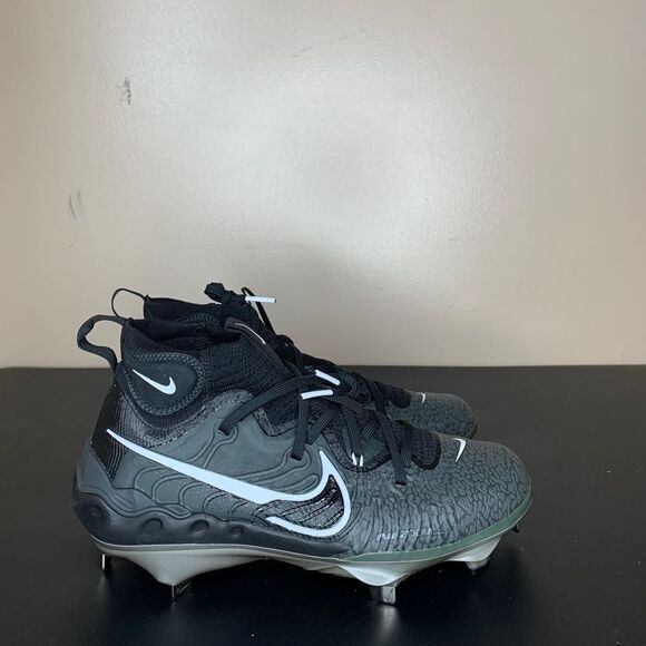 Nike Alpha Huarache NXT Black Metal Baseball Cleats Zoom Air DJ6517-010‎ - Picture 1 of 4